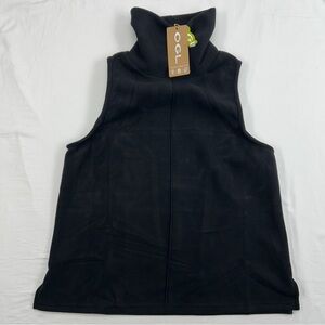 NWT OGL Move Black Sleeveless Mock Neck Top - Medium